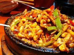 铁板鱿鱼须-鑫日千里马朝鲜族小馆(总店)