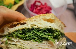 Volcano Island Focaccia Big Sandwich