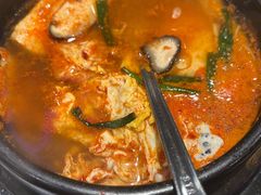 嫩豆腐汤-青松馆韩国料理(香港中路佳世客店)