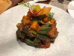 秋葵炒土豆-哈努曼印度餐厅(吴泾宝龙广场店)