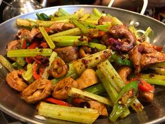 干锅肥肠-老牌坊•鲁菜名店•地道济南菜(大观园商埠店)