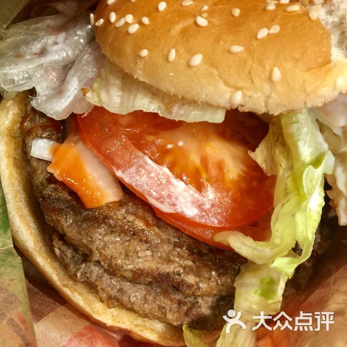 汉堡王鲜虾安格斯厚牛堡图片-北京西餐-大众点评网
