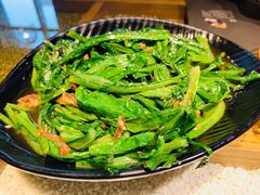 豆豉鲮鱼油麦菜-潮十三潮汕砂锅粥(高新四路大都荟店)