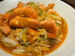 大虾烧白菜-北京食堂·烤鸭·宵夜(亚运村店)