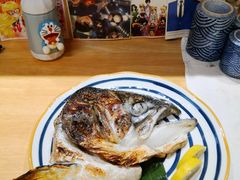 烤三文鱼头-一道浪居酒屋