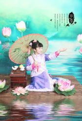 点击看大图 -后宫·古装汉服京剧儿童亲子全家福摄影