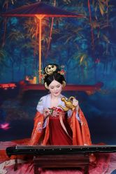 -后宫·古装汉服京剧儿童亲子全家福摄影