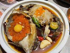 草家招牌酱油蟹-草家酱蟹炭火烤肉店(珲春南路一店)