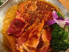 -明洞阿姨·韩式酱蟹烤肉·创意料理(三元桥店)