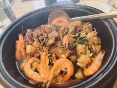 -蜀八婆鲍鱼鸡煲虾(宝安坪洲店)