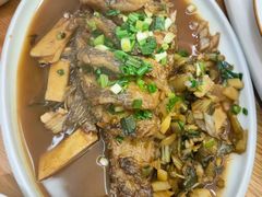 抱腌菜笋片鲈鱼-23号墙门菜(狮虎桥店)