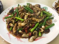 蒜薹八带-天津乾毓德饭庄·清真传统炒菜·海鲜烧烤(咸阳路店)