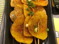 炭烤土豆片-嘎嘎鸭脑壳(金沙店)