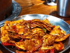 拌牛板筋-原始泥炉烤肉(总店)