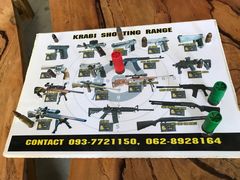 价目表-甲米射击场KRABI SHOOTING RANGE