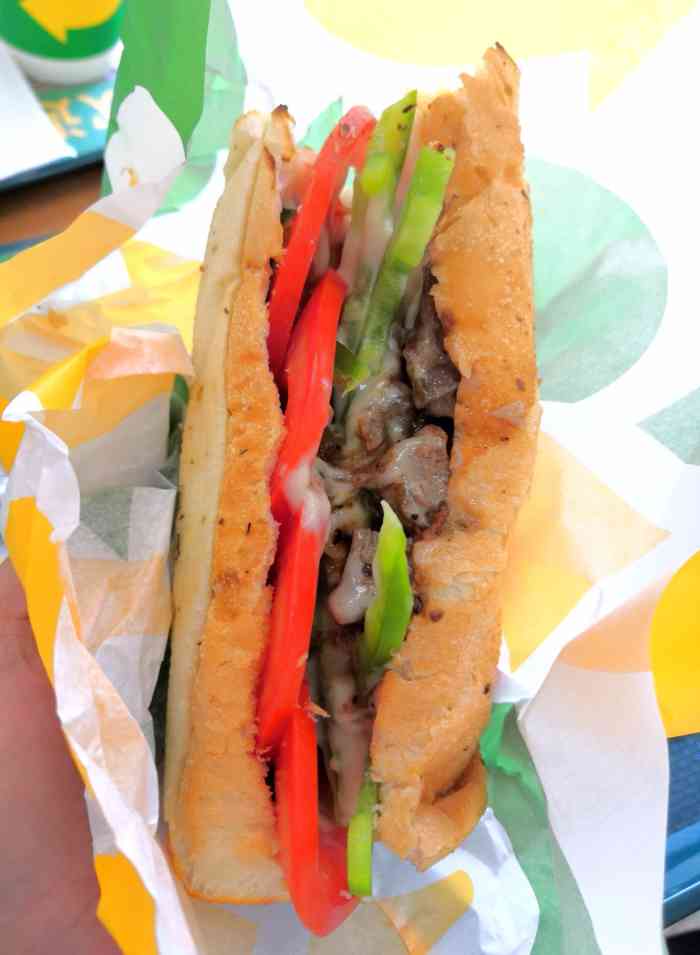 赛百味subway(科学城店)-"汉堡还是喜欢赛百味的～第一次吃还是在四年