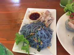 -蝶豆花蓝面条