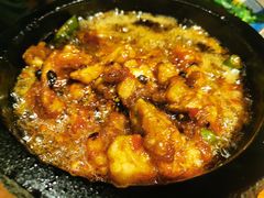 石锅杭椒牛蛙-桂满陇-西湖船宴(西单大悦城店)