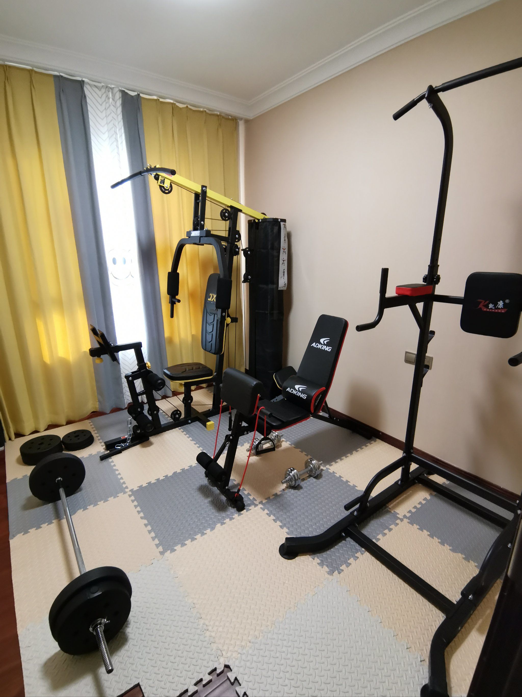 家庭健身房get!#0元玩转这座城 #健身