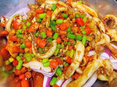 铁板鱿鱼须-昱龙大盆牛蛙馆(三兴街总店)