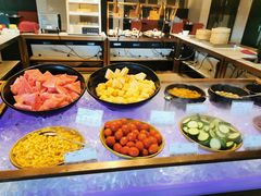 自助取餐区-夏阳湖皇冠假日酒店-自助餐厅