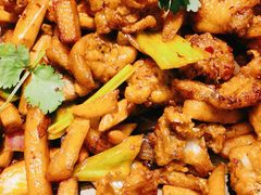 炭火干锅牛蛙加鸡翅-炭舍干锅(华发商都店)