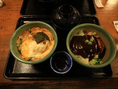 酱汁猪排饭和滑蛋猪排饭普通量双-味司 野村