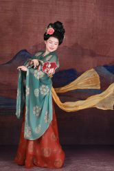 -后宫·古装汉服京剧儿童亲子全家福摄影