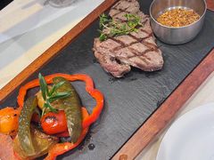 烤澳洲牛板腱牛扒-和平馆·地道港澳茶餐厅(西门口店)