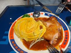 滑蛋生炸鸡肶饭-伯友茶记(中华广场店)