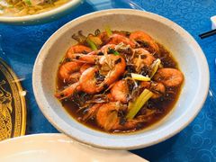 笋干菜烧甜虾-老淳安—伴山伴湖(千岛湖开元度假村店)