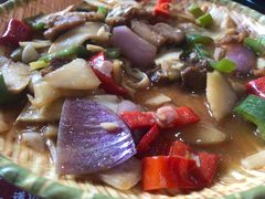 南昆山竹笋炒肉-花悦农庄 | 烧鸡·竹筒饭(沙迳高沙温泉香溪堡店)