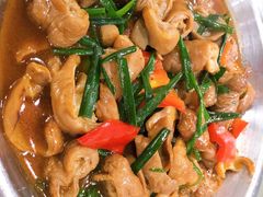 干锅熏大肠-炊烟·山房菜