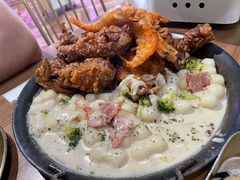 必点炸鸡翅配年糕-HOTISLAND海鸡岛·韩国料理(江南西店)