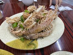 椒盐濑尿虾-贞姨美食·老字号海鲜大排档