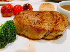 菲力牛排（黑椒汁/蘑菇汁）-伊斯坦布尔土耳其清真咖啡餐厅