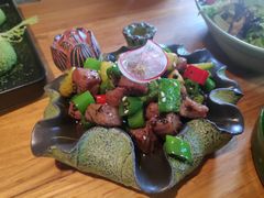 黑椒香菌炒牛仔肉-桃花坞·私房菜餐厅(龙湖时代天街店)