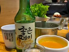 柚子烧酒-唯成•韩国炭火烤肉 유성고기