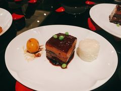 温泉鹌鹑蛋红烧肉-上海苏宁宝丽嘉酒店·嘉府壹号中餐厅