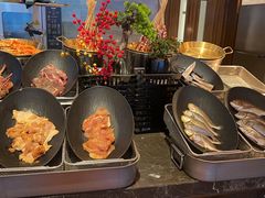 自助取餐区-云端西餐厅(南宁龙光那莲豪华精选酒店)