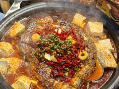-探鱼·鲜青椒爽麻烤鱼(西南商都店)