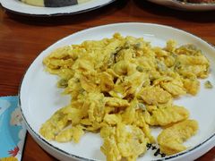 紫藤花炒土鸡蛋-竹乡人家大鱼头(南山竹海店)