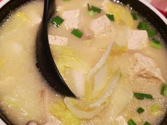 鸡汤小白菜煮榆林豆腐-西贝(金桥店)