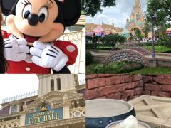 -小镇影院迪士尼小熊Duffy与他的朋友合影地