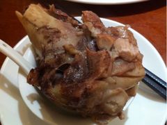 筒子骨炖豆腐-老头儿油爆虾(星光一期店)