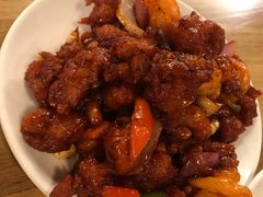 椒香虾仁爆鸡球-陈傻子餐厅(世纪都会店)