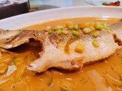 雪菜蒸东海大黄鱼-宝燕海鲜(好爱店)