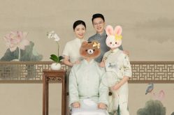 -时光纪亲子全家福照相馆(静安店母女写真父母纪念照)