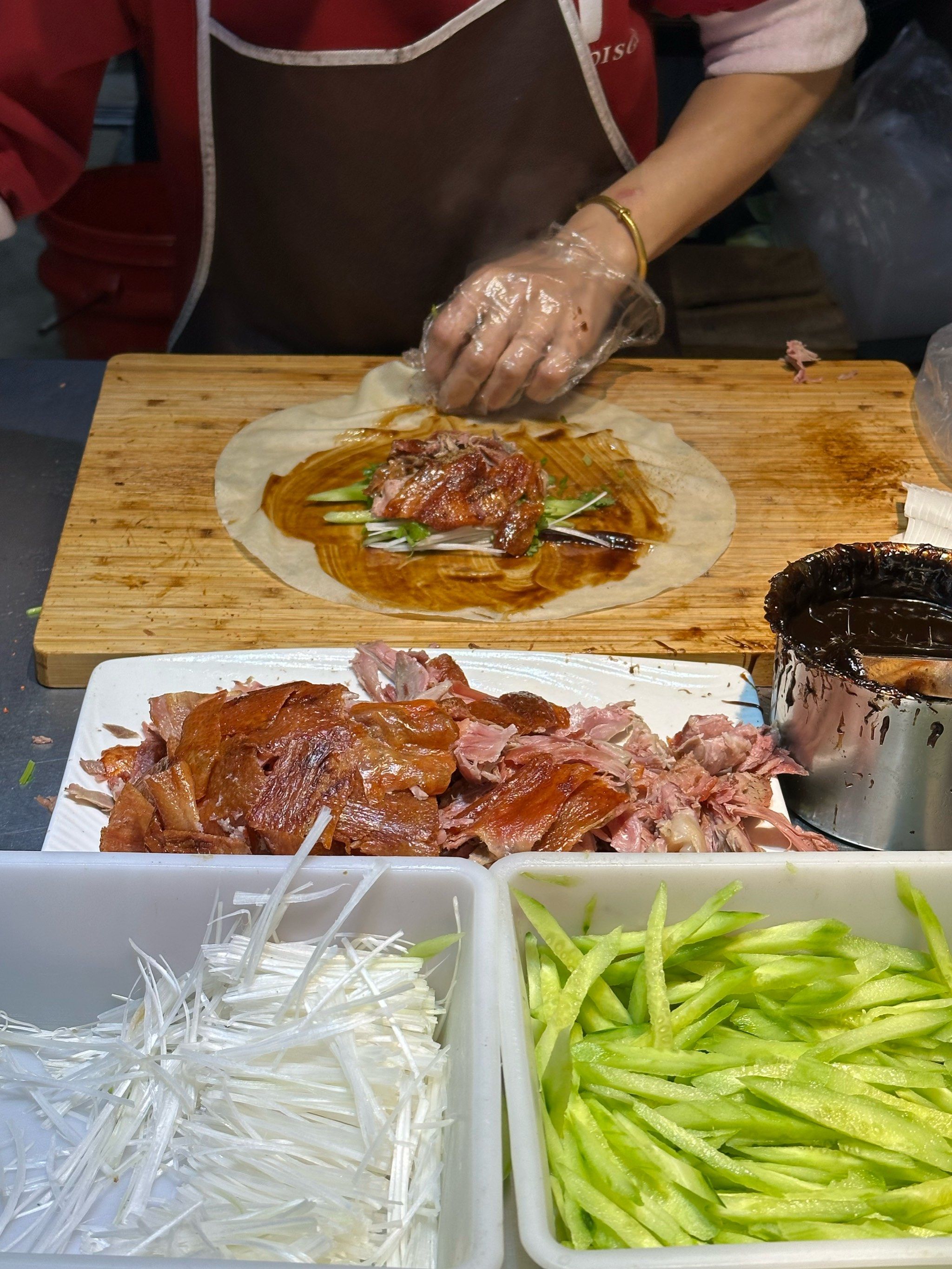 卷起来!烤鸭卷饼