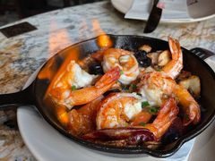 火焰橄榄油爆虾-BROWNSTONE布朗石西班牙餐厅(富城店)